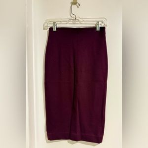 Wilfred Purple Pencil Skirt